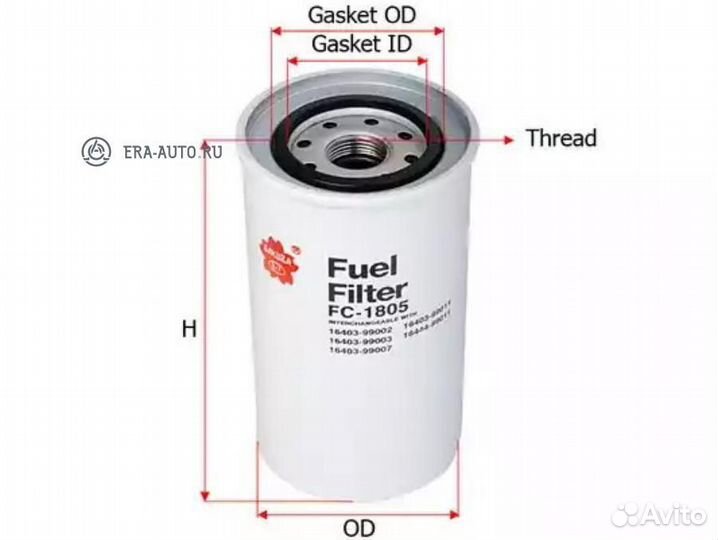 Sakura FC1805 Фильтр топливный