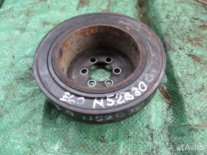 Шкив коленвала бмв е 60 для двигателя 3.0 n52b30af