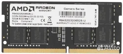 Модуль памяти Amd R9432G3206S2S-UO