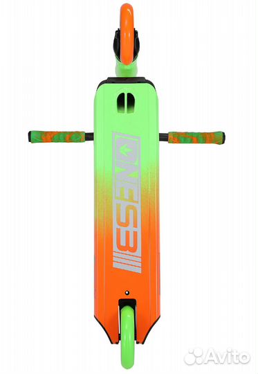 Самокат Blunt One S3 (зеленый-оранжевый)