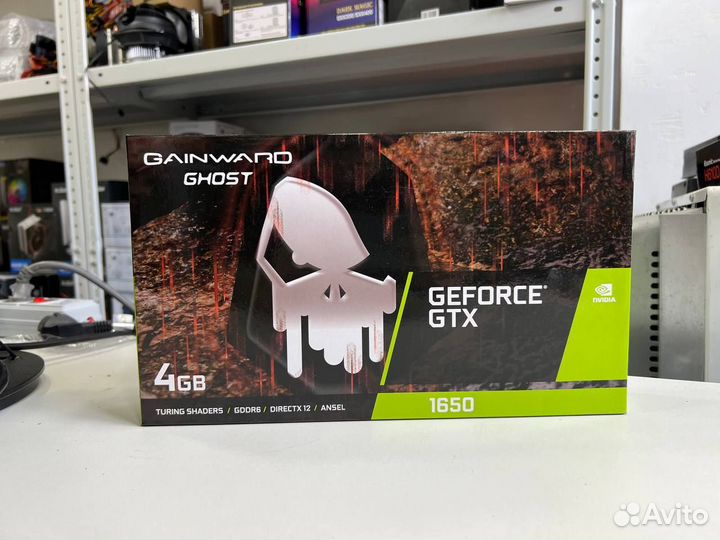 Видеокарта Gainward GeForce GTX 1650 4 гб ghost