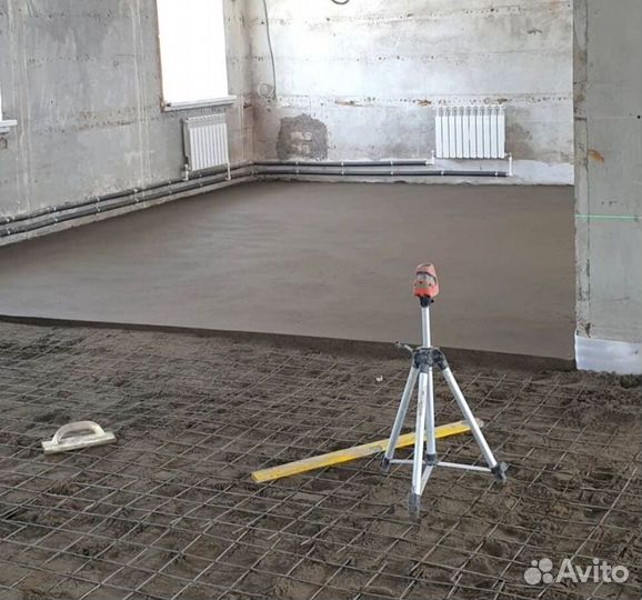 Полусухая стяжка пола