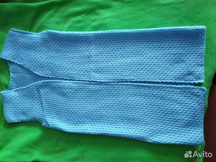 Шаль, жилетки, ручная работа