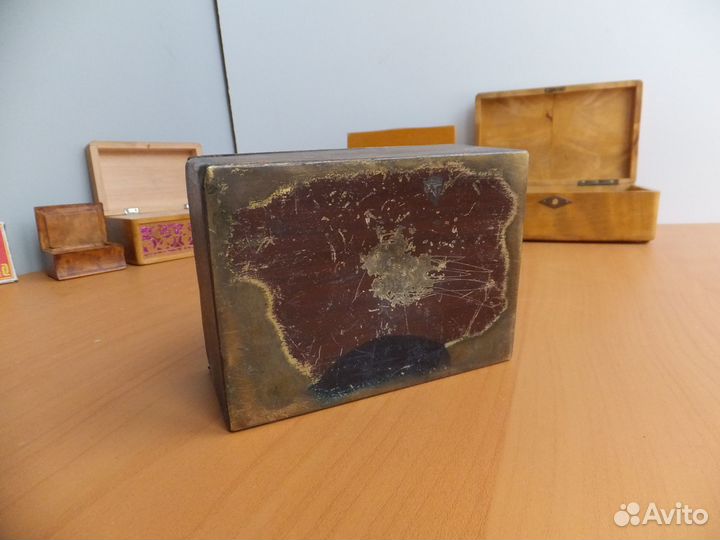 Старинные Шкатулки Резные Деревянные Бронза