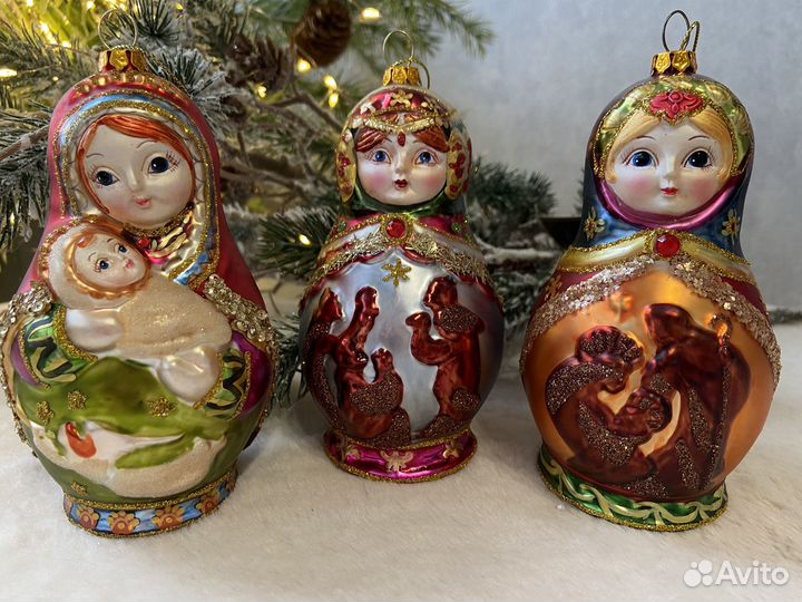 Матрешка - новогодние игрушки