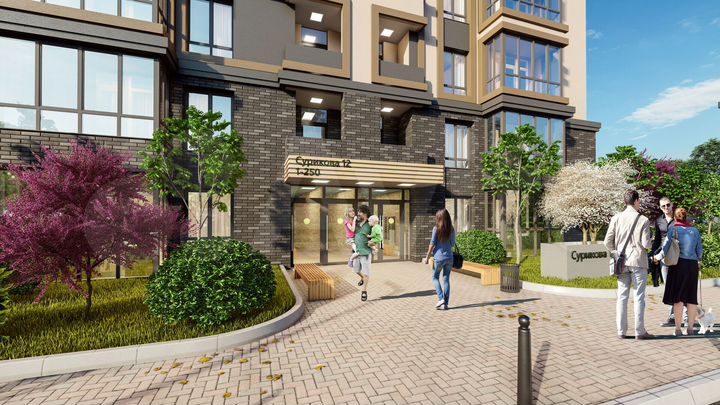 1-к. квартира, 44,4 м², 9/25 эт.