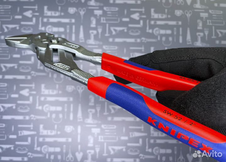 Knipex 8605250 Клещи переставные-гаечные 250мм