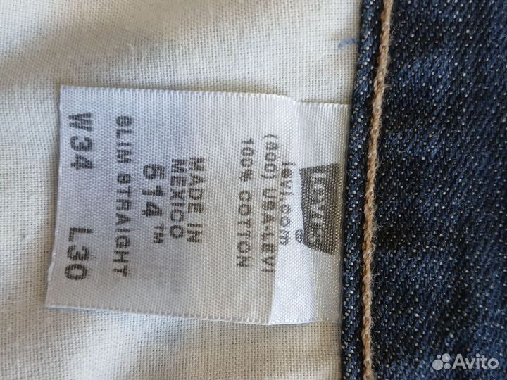 Джинсы бриджи Levis 514