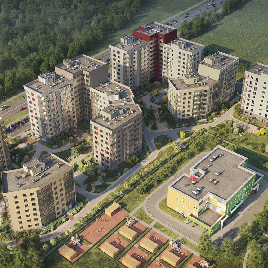 2-к. квартира, 67,2 м², 4/10 эт.