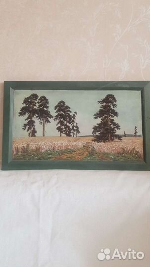 Картина из уральских самоцветов 