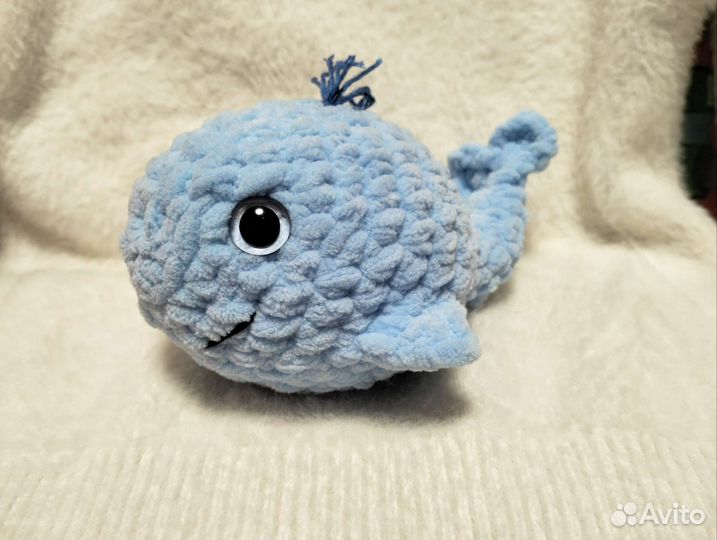 Китенок из плюшевой пряжи