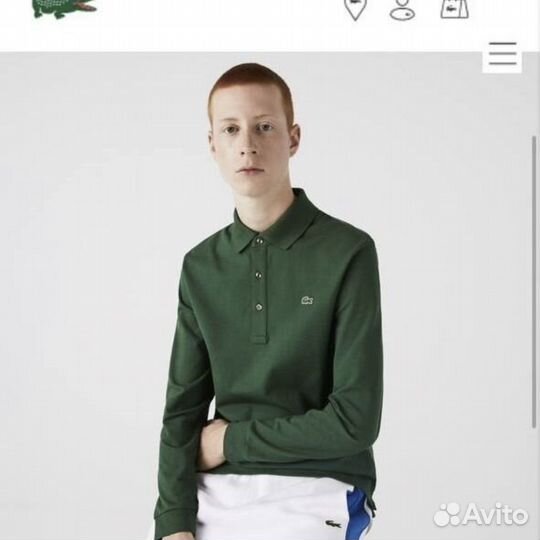 Поло lacoste