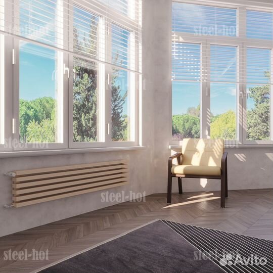 Трубчатый дизайн радиатор отопления Steel