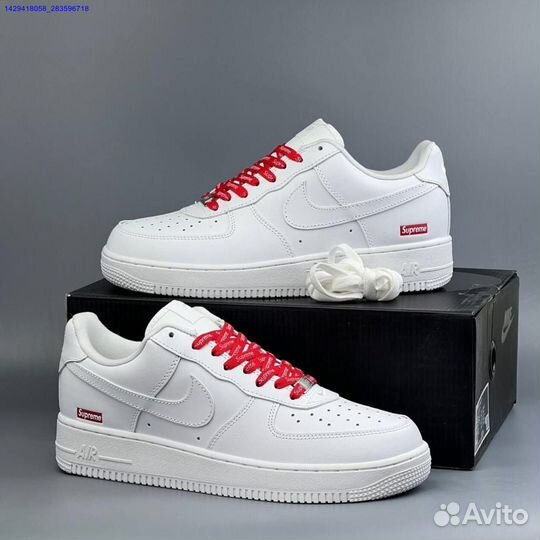 Кроссовки Nike Air Force 1 Low & Supreme (Арт.34066)