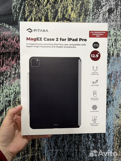 Чехол pitaka MagEZ Case для iPad Pro 12.9