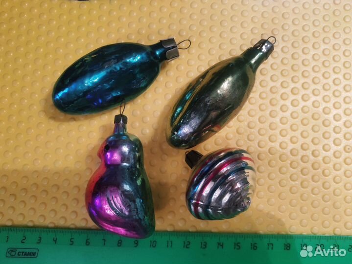 Елочные игрушки СССР советские