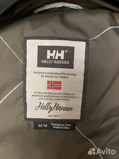 Пуховик женский helly hansen