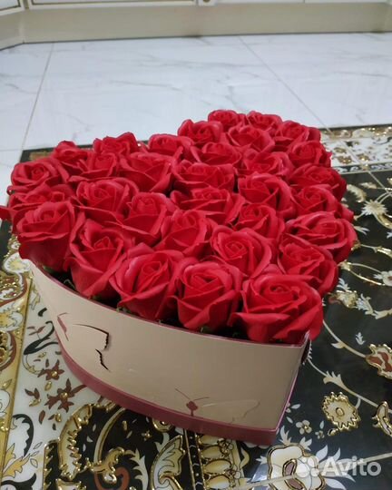 Букет из мыльных роз