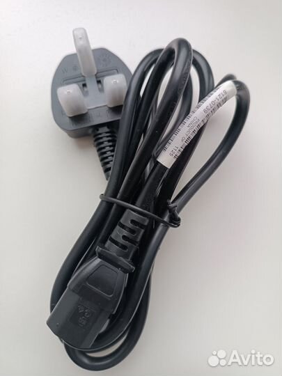 Кабель питания с британской вилкой