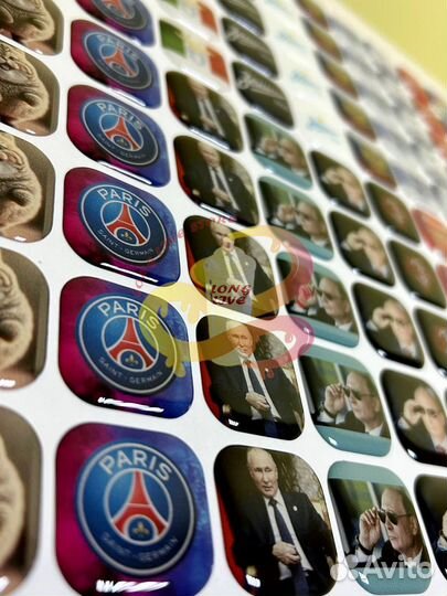 3D-стикеры с логотипом Вашей компании