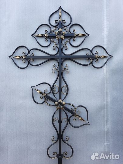 Кованый крест на могилу К4