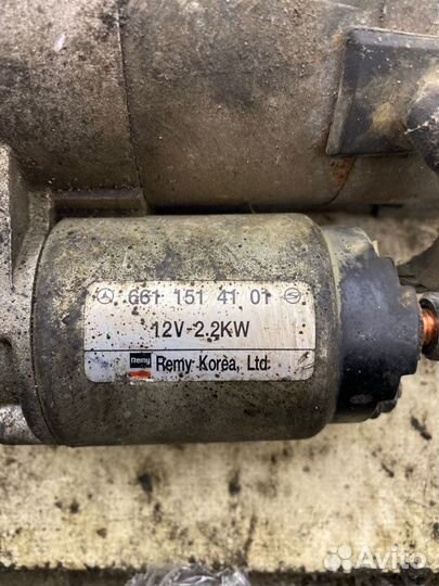 Стартер Ssangyong Kyron 2 D20DT 2009