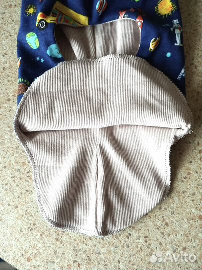 Шапка шлем 1-2 года