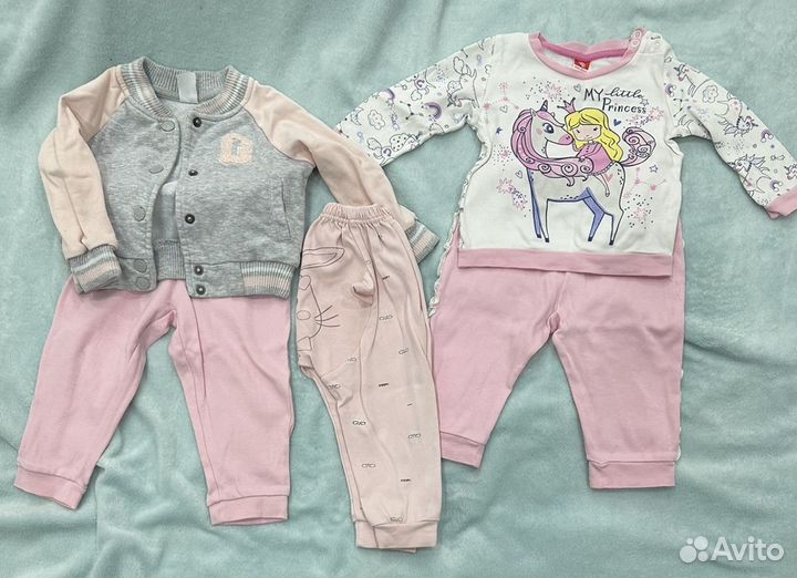 Одежда для девочки пакетом 80 86