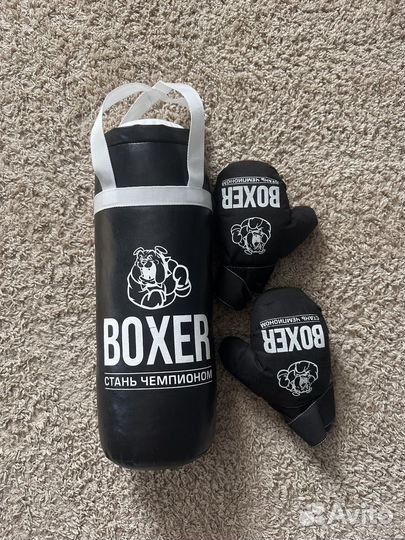 Боксерские груша и перчатки детские