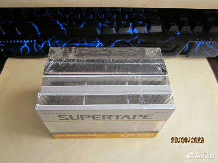 Аудиокассеты ampex и Supertape, normal, 4 штуки