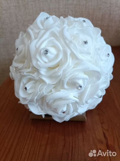 Букет дублёр для невесты из фоамирана