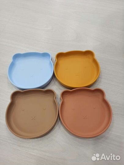 Детские силиконовые тарелки