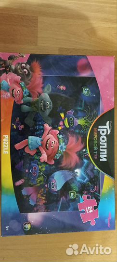 Паззлы 24 дет, 500 деталей и 1000 деталей