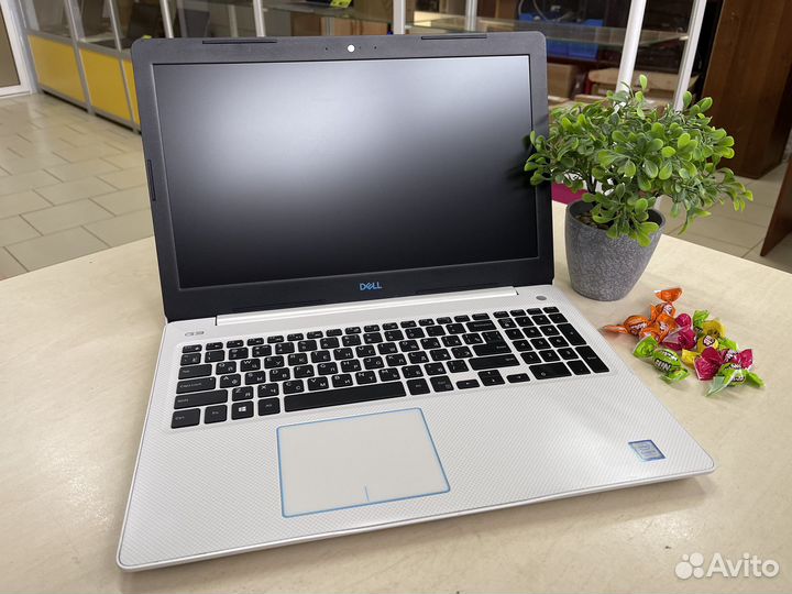 Белый/Красивый/Игровой ноутбук Dell