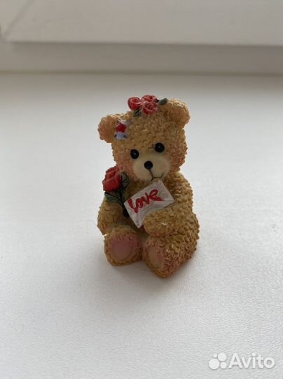 Фигурки животных, мишка, собачка, заяц и кошка