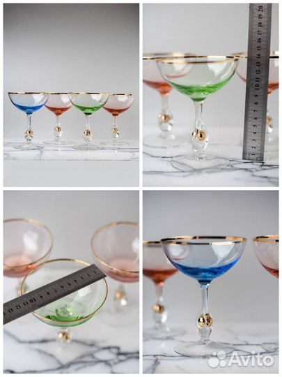 Винтажные фужеры и рюмки Злата Сюзанна
