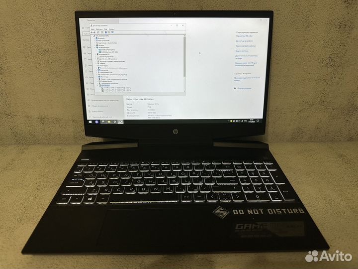 Игровой ноутбук HP gaming 15 (танки на ультра)