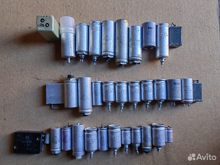 Конденсаторы СССР мбгп-2, бп-П, кбг-мн, в3р, мкв