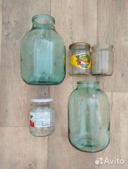Стеклянная банка 3л, 0,5л, 0,7л