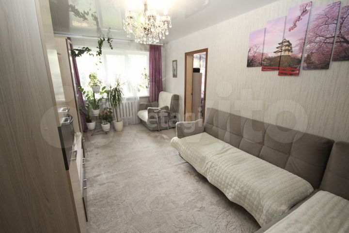 3-к. квартира, 55,5 м², 1/4 эт.