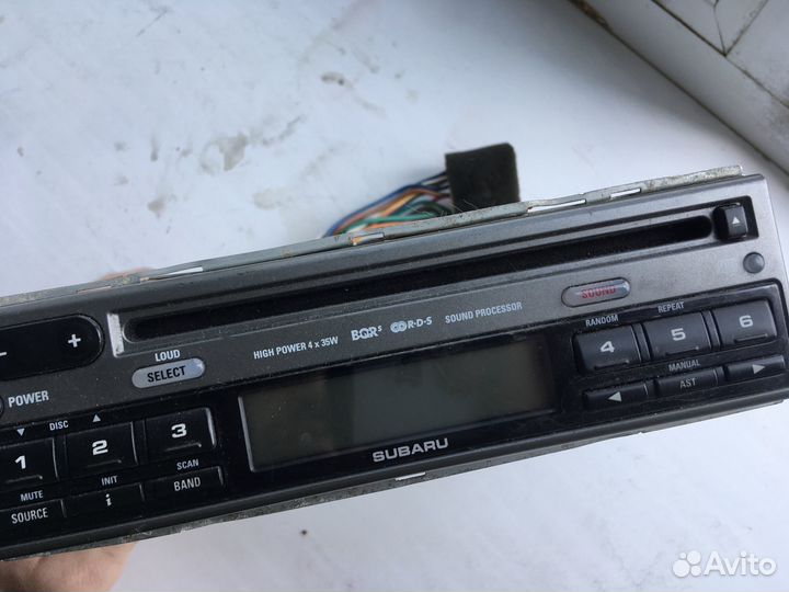 Магнитола Subaru Forester sg