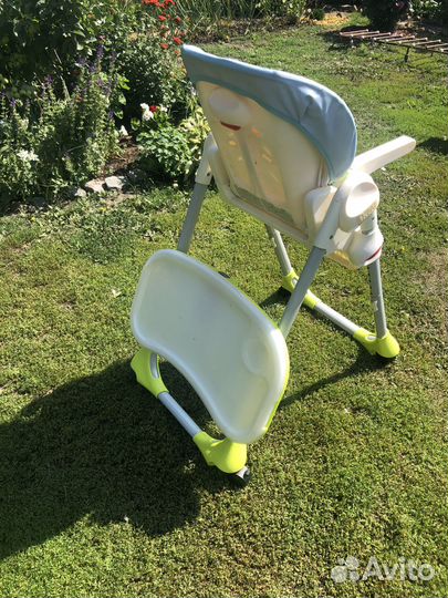 Детский стул-столик для кормления Chicco polly