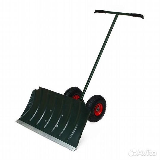 Лопата для уборки снега на колёсах