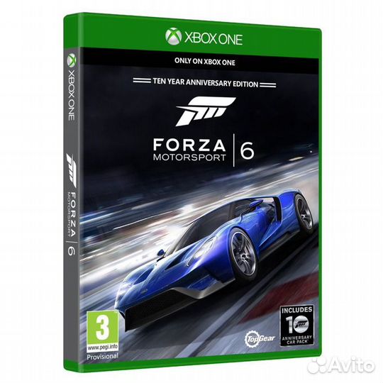 Forza Motorsport 6 xbox one (б/у, рус.)