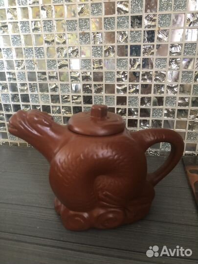 Заварочный чайник глиняный для пуэра