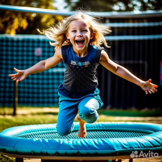 Батут для дачи для детей немецкий Unix Line
