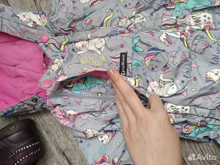 Комбинезон premont 86-92 деми,ботиночки, ветровка