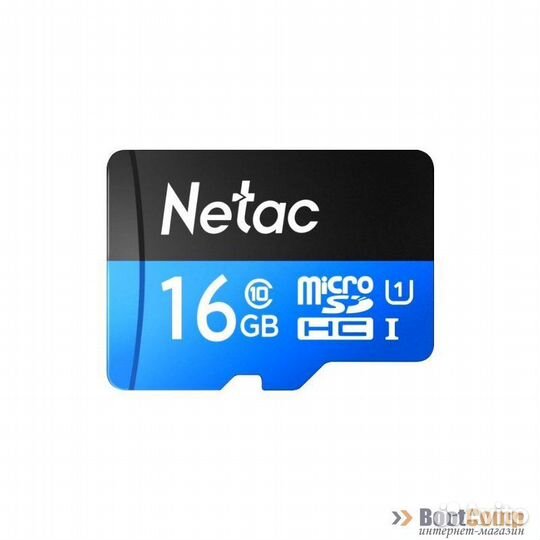 Память micro Secure Digital Card 16Gb Netac NT02P5