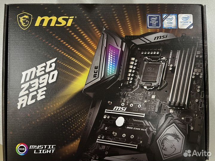 Материнская плата с процессором