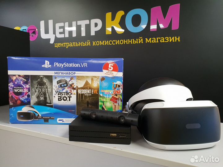 VR Очки PS4 полный комплект + Move